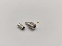 1 PCS QMA Male Connector Straight 50 Solder Crimp Cable Mount RG58 C/U Jack