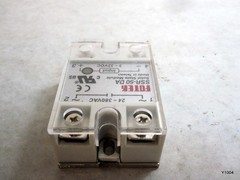 1 SOLID STATE RELAY, SSR-50 DA, 24~380vac, 3~-32 VDC, FOTEK