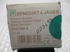 BENEDIKT & JAGER U12/16A 4 RELAY 2,7-4A NSMP
