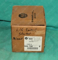 Allen Bradley 509-TOD, 509-T0D, 509 T0DFull Voltage Starter Motor size 00 w/ Ove