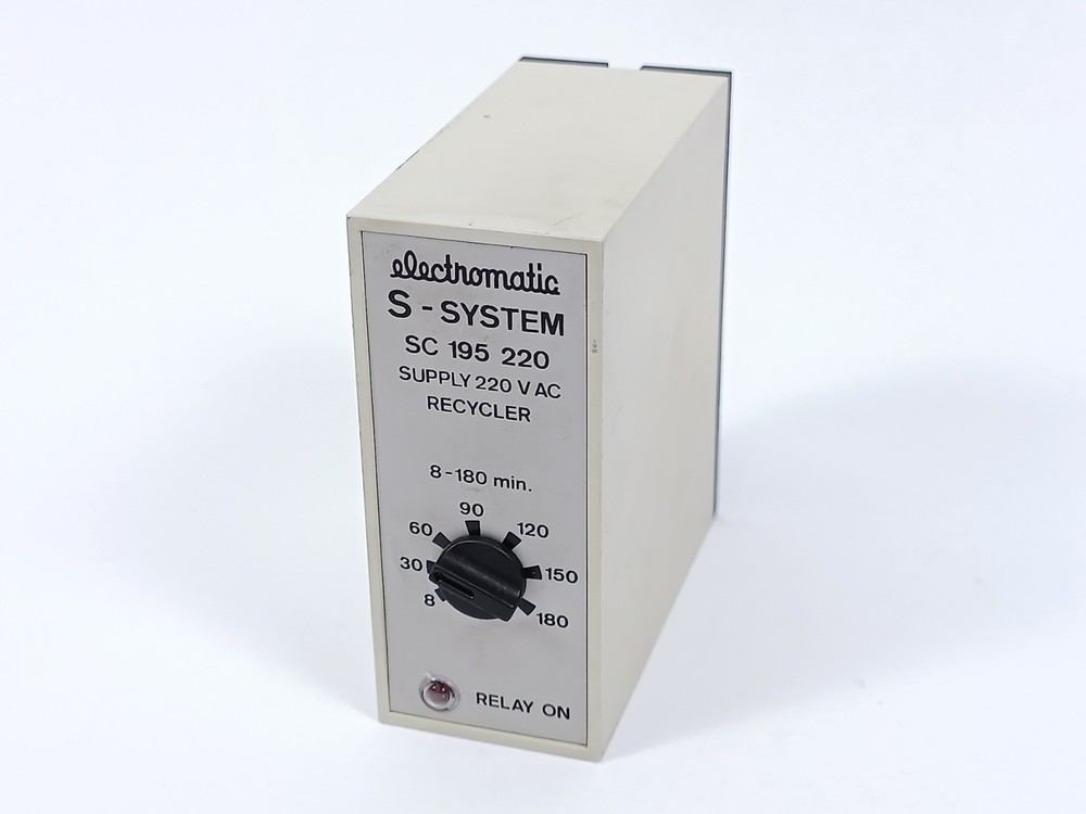 Electromatic SC 195 220 S-System Supply 220 V AC, Recycler 8-180 sec.