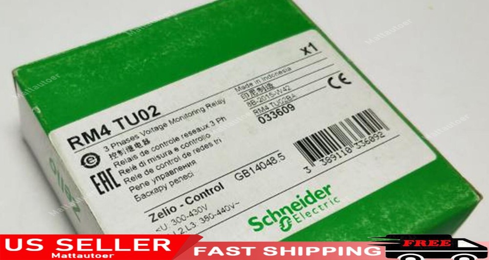 NEW SCHNEIDER RM4TU02 3-phase Control Relay Voltage Monitoring Relay