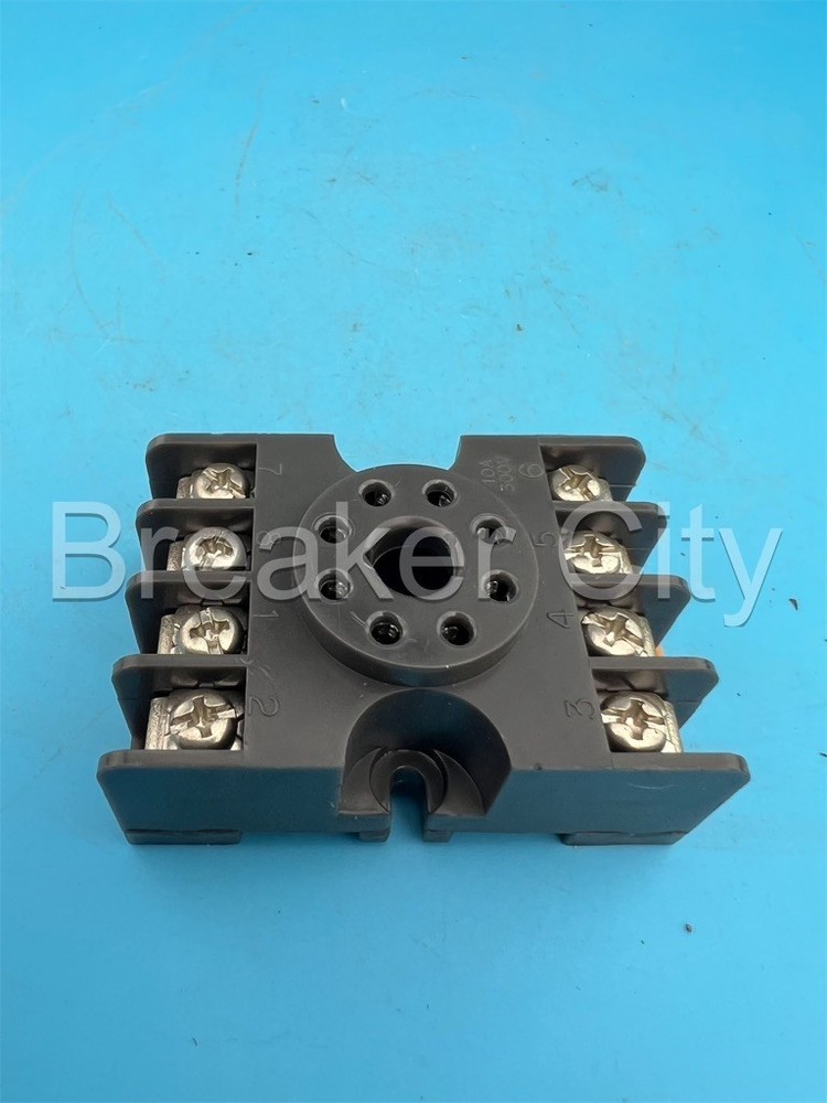 Tyco RC-27E122 Relay Socket Base Panel Mount Screw 8-Pin 10A 300V (Lot Of 2) NEW