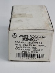 Steveco White Rodgers RBM Type 84 Relay 90-291Q NEW IN BOX t5