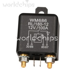 1-10PCS 12/24V 100/200A 4Pin Automotive Relay Normally Open Switch Relay For Car
