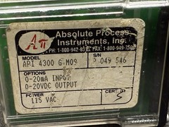 API Absolute Process Instruments Wide Ranging DC/DC Isolator 4380G