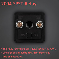 2 Pack 12V 200 Amp Continuous Duty Relay Switch Car Starter Heavy Duty Split Cha