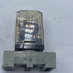 Square D 8501 KPD12V53 24 VDC Coil Relay 8501KPD12V53 W/SOCKET CLASS 8501 NR51 ⭐