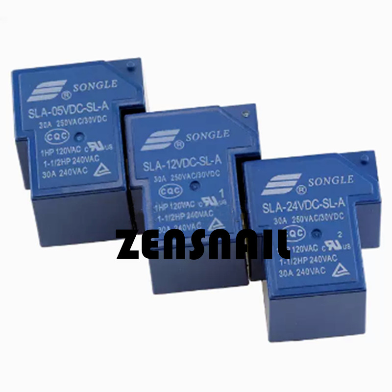 2PCS SLA-24VDC-SL-A RELAY 24VDC 30A 4PINS NEW