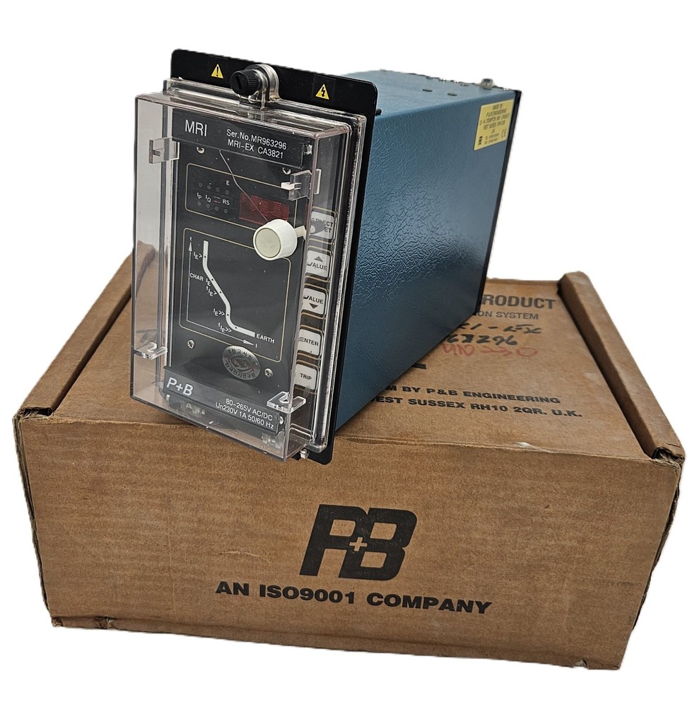 P&B MRI‑EX CA3821 EARTH FAULT PROTECTION RELAY 80‑265V AC/DC [FAST SHIPPING]