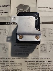 Essex/RBM Motor Starter Relay, Type 12800, PN 128117-5475C, NOS.
