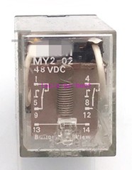 1PC MY2-02 48VDC Power Relay 48VDC 5A 250V 8Pins