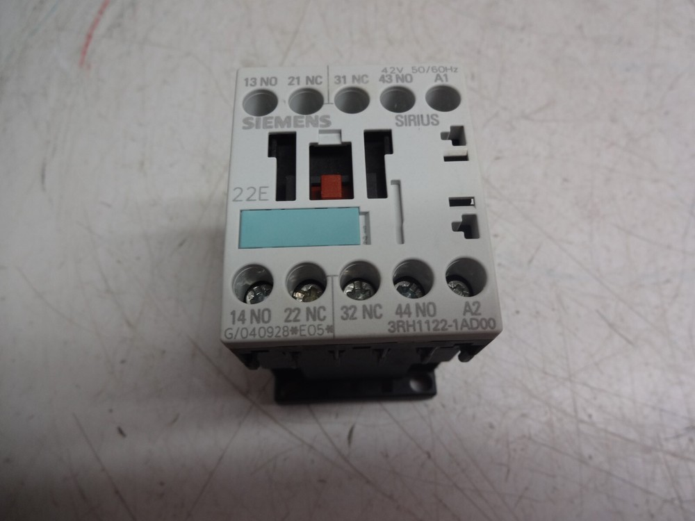 Siemens 3rh1122-1ad00 Contactor Relay