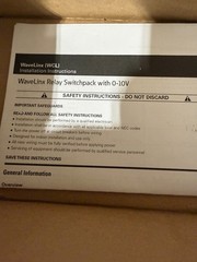 Cooper Lighting WSP-MV-010 Wireless WCL 802.15.4 Relay Switch with 0-10V Output