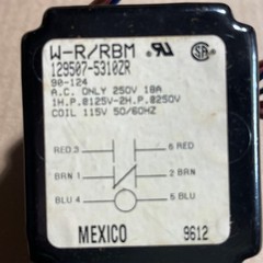 Steveco 90-124 RBM Type 129000AR Coil Relay SPDT NEW (old stock) Qty-1