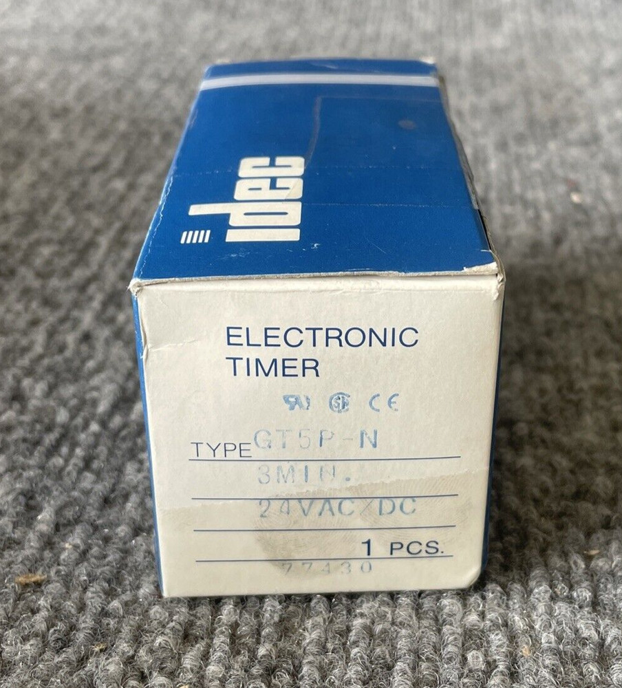 Idec GT5P-N Miniature Electronic Timer Relay 24 V AC/DC New