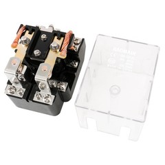 BAOMAIN High Power Relay JQX-62F-2C 12V DC 80A DPDT 2NO 2NC Electronmagnetic …