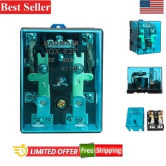 High Power Relay Compatible With Industrial Control 80A 110V AC DPDT