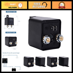 5-Pack 120A 12V SPST High Power Relay, Continuous Duty 4-Pin Switch Module