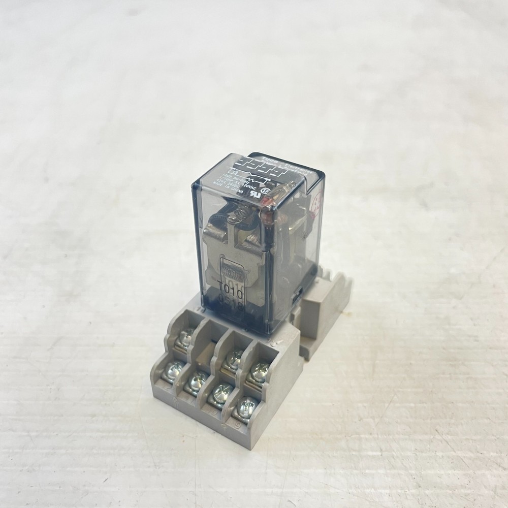 POTTER & BRUMFIELD KHAU-17A11N-120 & TYCO P&B 27E166 RELAY & SOCKET 120VAC