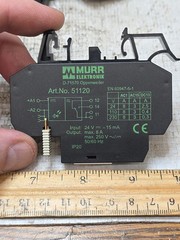 Murr Elektronik 51120 Interface Output Relay, SPDT, 24VDC In, 8A 250V AC/DC Out