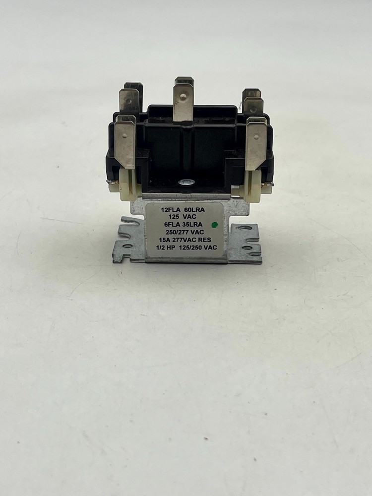 White-Rodgers 90-340 91-901 Switching Fan Relay Black DPDT Coil 24V 15A 50/60 Hz