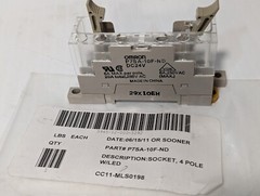 Omron P7SA-10F-ND Relay Socket 6A 24VDC in original packaging as shown