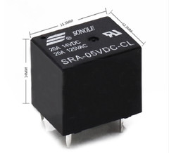 5V/12V/24V 20A Songle Subminiature Automotive Relay SPST 5 Pin DC Car Bike Van