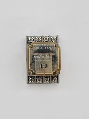 Potter & Brumfield KRPA-11AN-120 Relay w Socket Base 10A 250V 8-Pin 120V Coil
