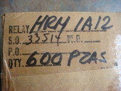 LOT of 30 Small CLARE 12V SPST-NO REED RELAY’s HRM-1A12 — New and Unused