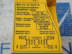 TURCK MS13-22Ex0-R MULTISAFE AMPLIFIER RELAY 110VAC