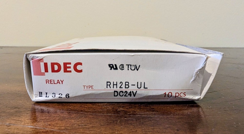 BOX OF 10 – IDEC RH2B-UL DC24V 24VDC Power Relay 8Pins STOCK HL326