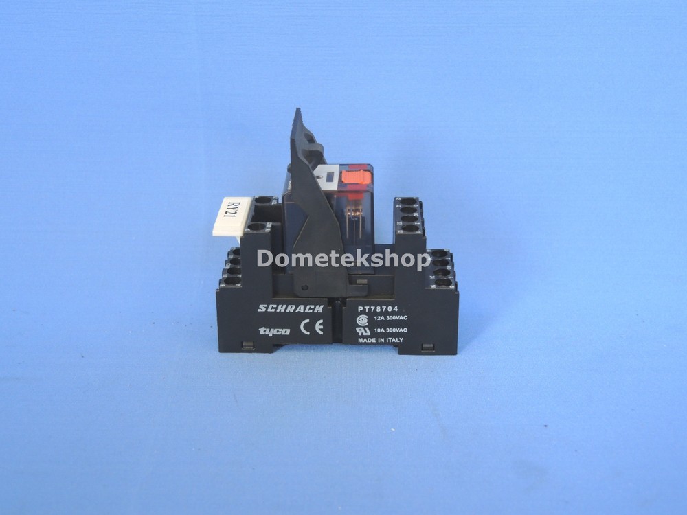 Schrack PT570730 Relay with PT78704 Base
