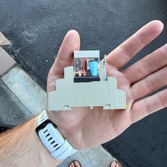 Omron G2R-1-S (S) Power Relay with 2055CX DIN Rail Socket 10A 250V AC Gray Clear