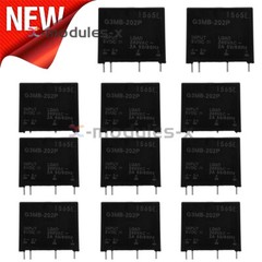 1-10x G3MB-202P DC-AC PCB SSR In 12VDC AC 2A Out 240V Solid State Relay Module
