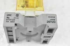 Idec RR3PA-UL Relay With SR3P-06 Base Used