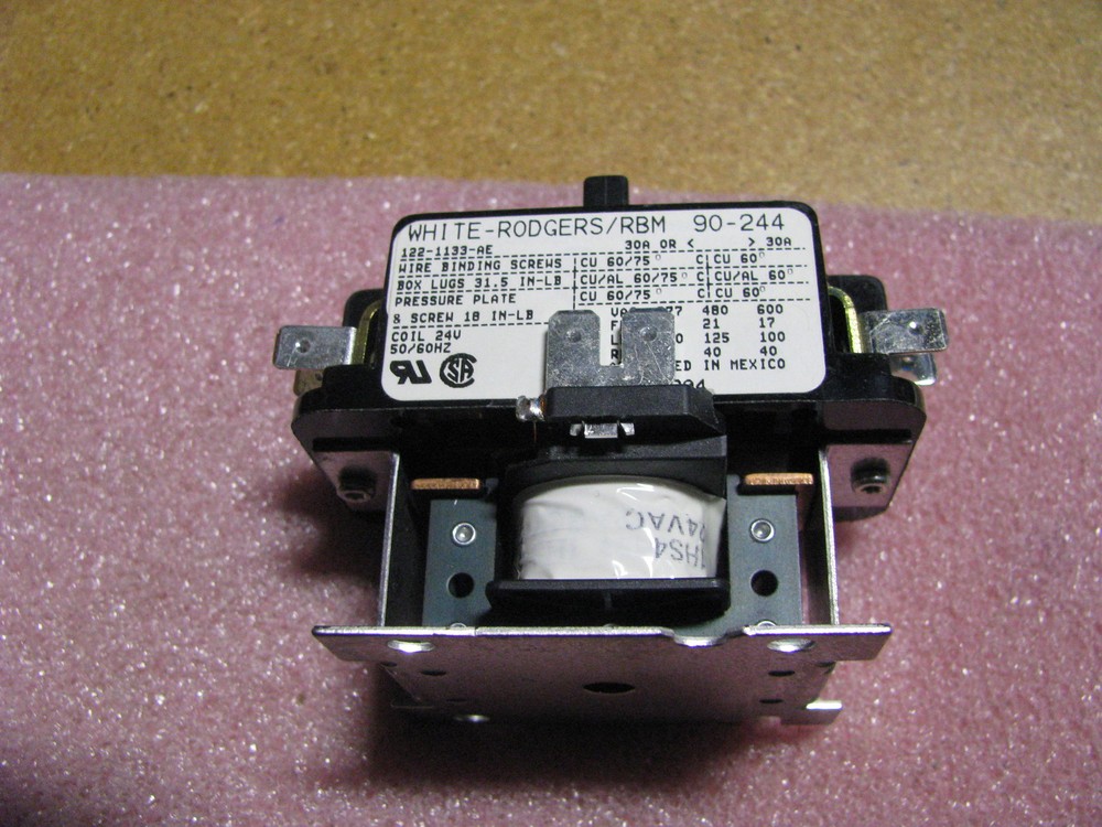 WHITE ROGERS / EMERSON RELAY # 90-244 ( 122-1133-AE ) DUAL MARKED
