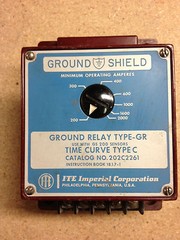 202C2261 ITE Gould BBC 120VAC Ground Fault Relay