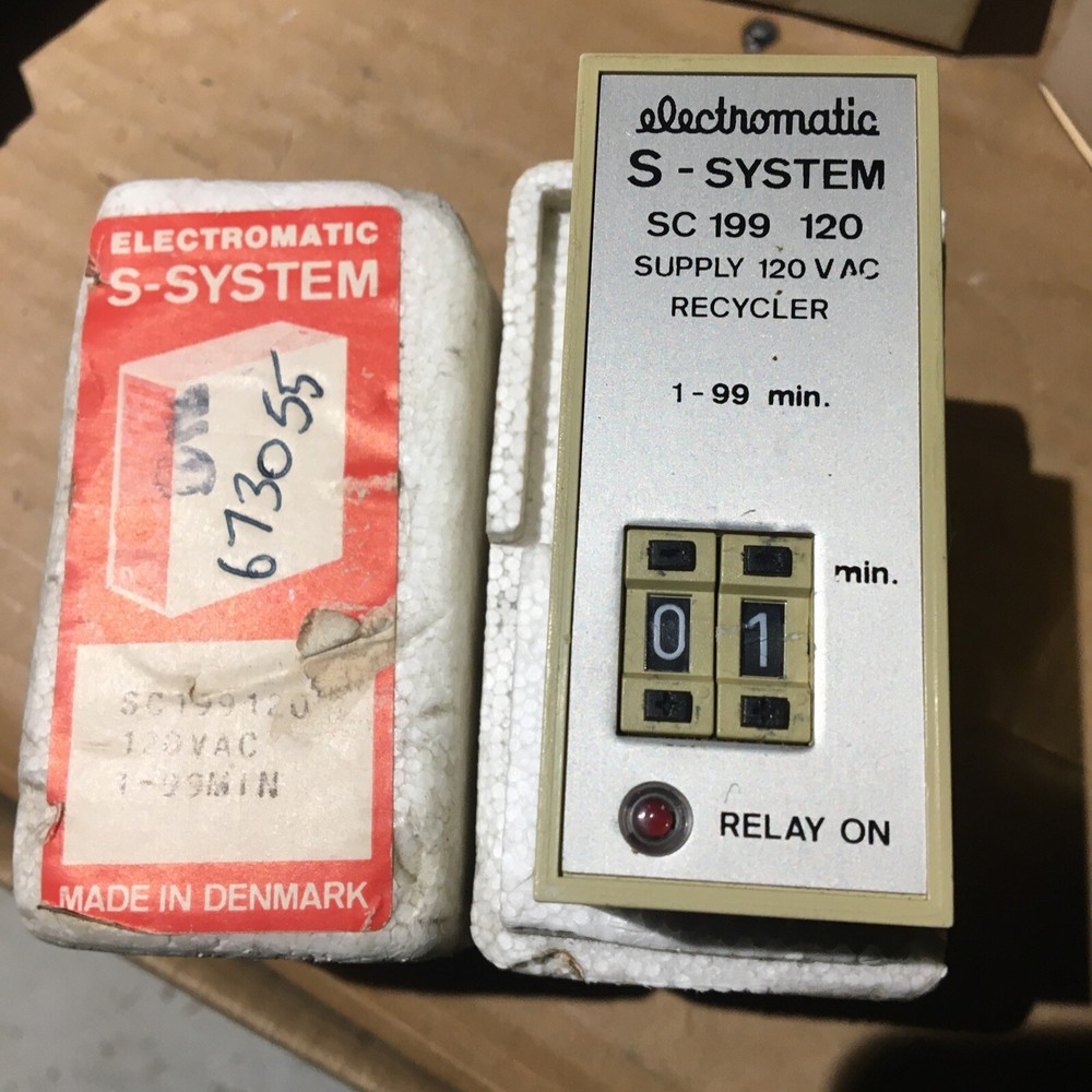 New Electromatic SC 199 120 S-System Recycler 11 Pin 120VAC 1-99 Minutes