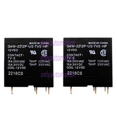 10PCS G4W-2212P-US-TV5-HP 12VDC Power Relay 15A 250VAC 6Pins~