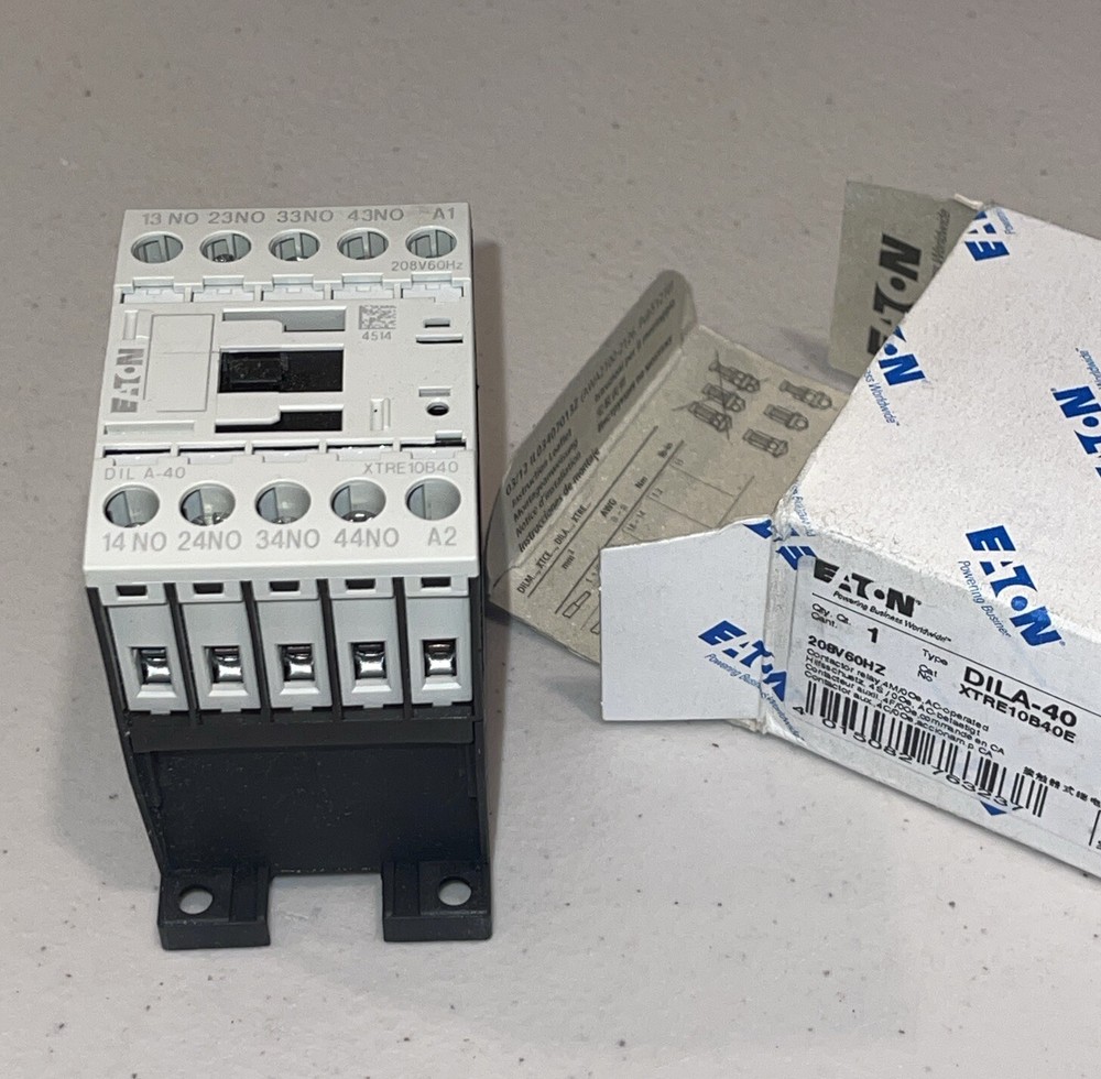 NEW EATON DILA-40 XTRE10B40E Contactor Relay Coil:208V60HZ
