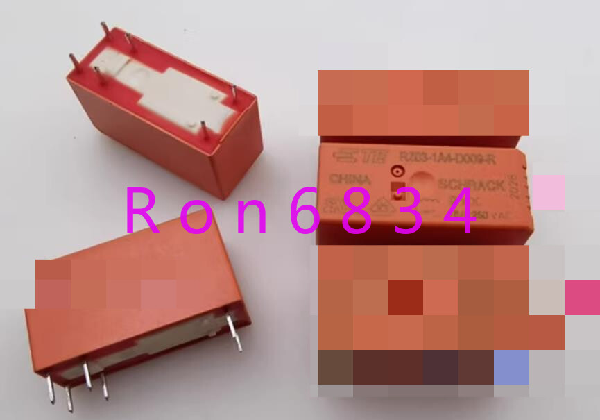 3pcs new Tyco RZ03-1A4-D009-R 9VDC relay 16A 6 pin