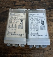 Lot Of 2 Allen-Bradley 700-HB33Z24 Series A 24VDC Relays