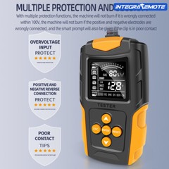 12V 24V Car Lead-Acid Battery Tester LCD Charging Load Test Diagnostic Analyzer-