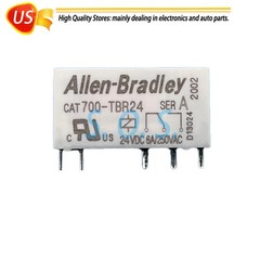 40Pcs 6A 250VAC 24VDC 5-Pins Replace For Allen-Bradley CAT 700-TBR24 Power Relay