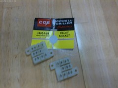 LOT/2 CDE 30654-02 RELAY SOCKET PC MOUNT PINS,NOS