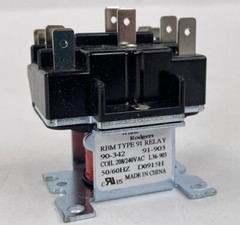 Steveco White Rodgers 90-342 / 91-903 RBM Type 91 Relay 208/240V Coil L36-903