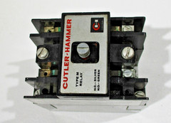 CUTLER HAMMER TYPE M RELAY, D23MB, D26MPR, 10 AMP, 300 VOLTS AC