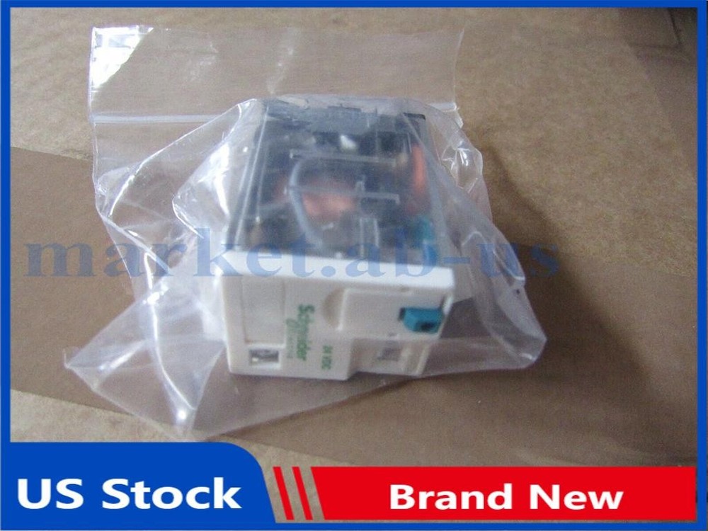 RXM2AB2BD Schneider PCB Mount 24V dc Coil DPDT 250VAC 12A Contacts US Free TAX