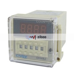 DH48J 1-999900 Digital Counter Relay LED Display AC/DC 24V 50/60Hz✦Kd